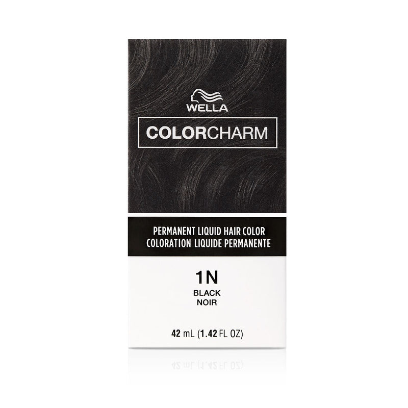 Wella Color Charm Permanent Liquid Hair Color - 1N/051 (Black)