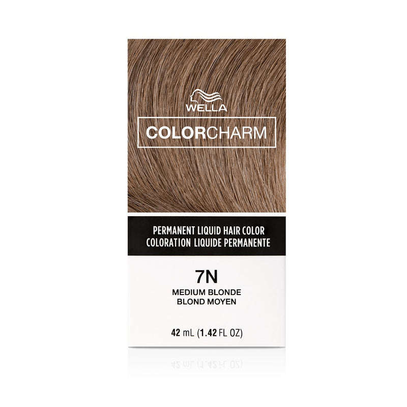 Wella Color Charm Permanent Liquid Hair Color - 7N (Medium Blonde)