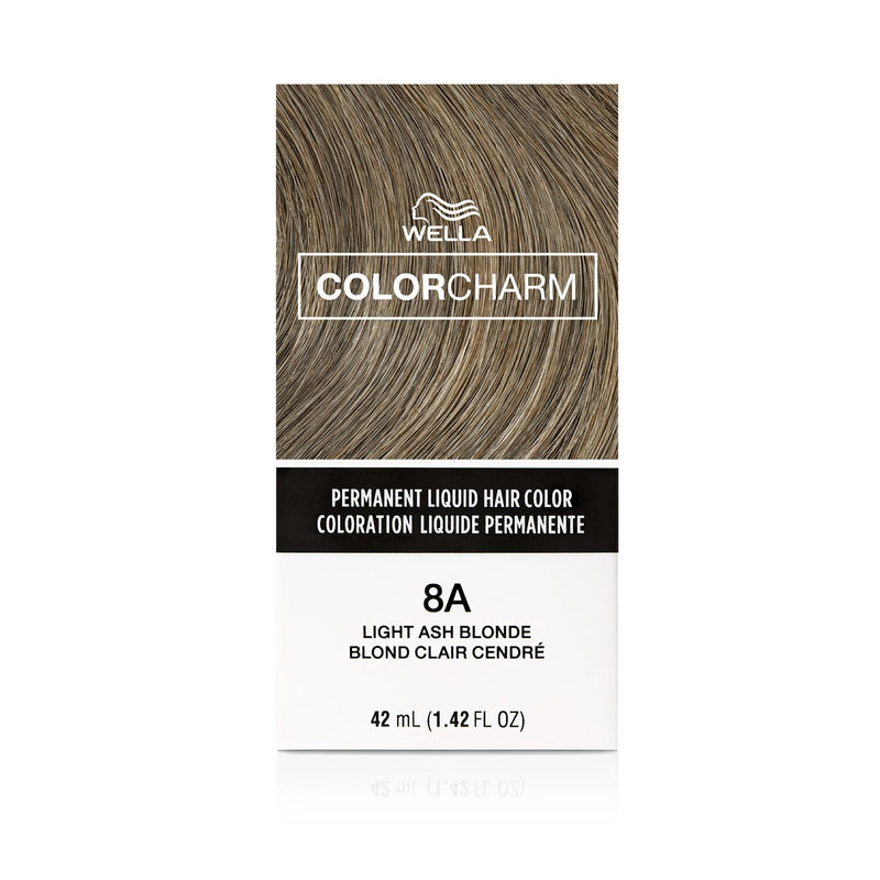 Wella Color Charm Permanent Liquid Hair Color - 8A (Light Ash Blonde)