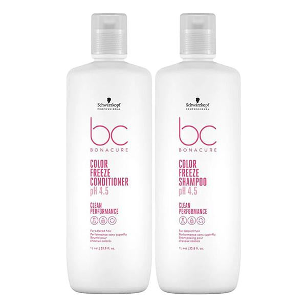Schwarzkopf BC Bonacure pH 4.5 Color Freeze Rich Shampoo/Conditioner Litre Duo Pack
