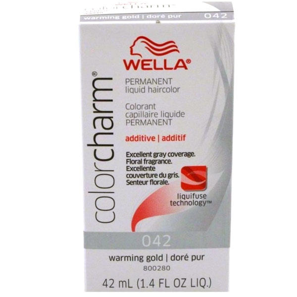 Wella Color Charm Permanent Liquid Hair Color - 042 (Warming Gold)