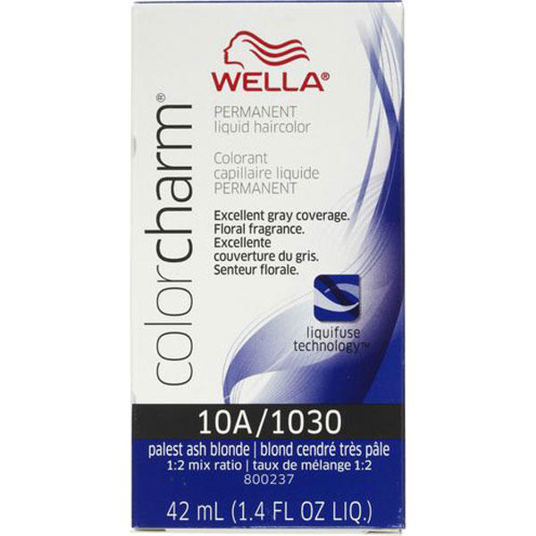 Wella Color Charm Permanent Liquid Hair Color - 10A/1030 (Palest Ash Blonde)