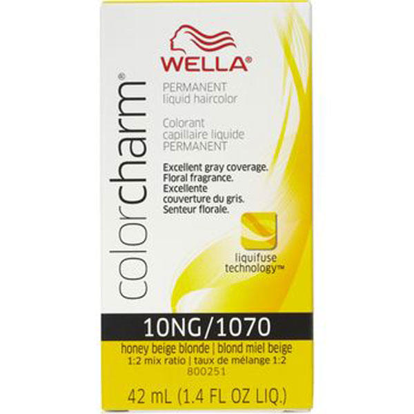 Wella Color Charm Permanent Liquid Hair Color - 10NG/1070 (Honey Beige Blonde)