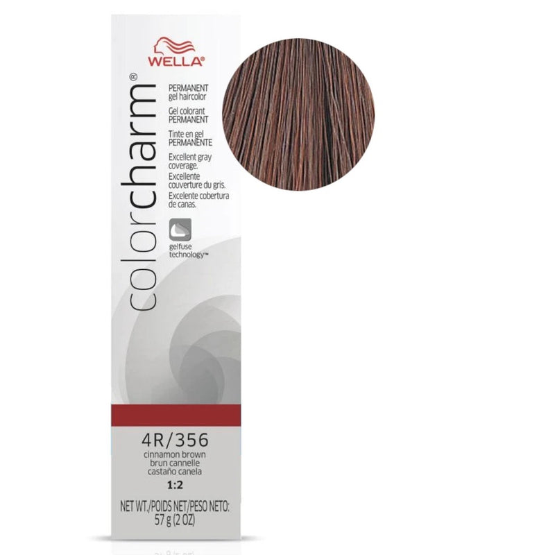 Wella Professional Color Charm Gel Hair Color- 4R/356 (Cinnamon Brown)
