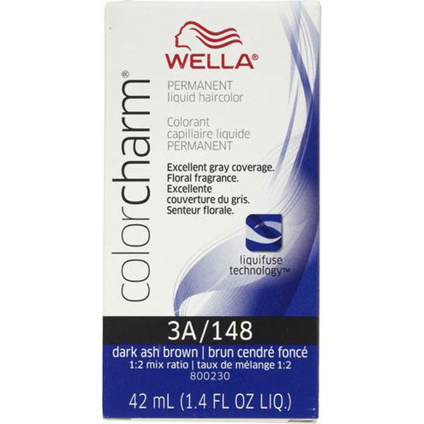 Wella Color Charm Permanent Liquid Hair Color - 3A/148 (Dark Ash Brown)