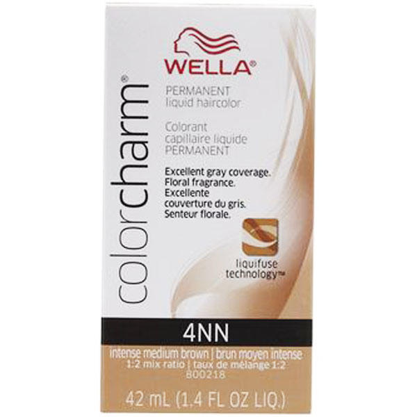 Wella Color Charm Permanent Liquid Hair Color - 4NN (Intense Medium Brown)