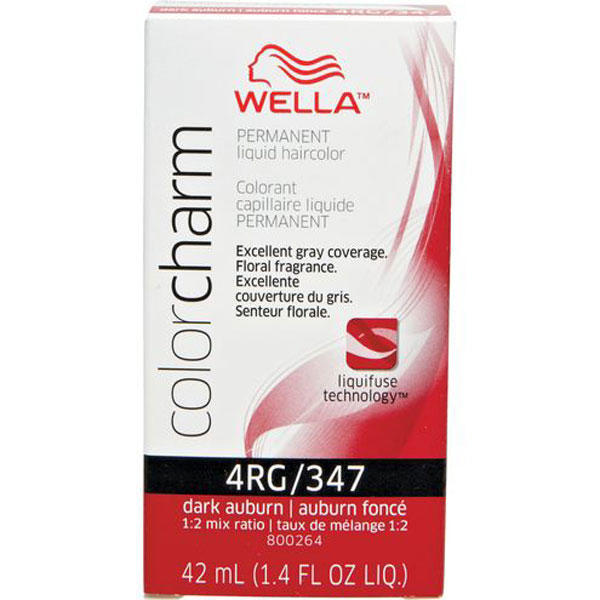 Wella Color Charm Permanent Liquid Hair Color - 4RG/347 (Dark Auburn)