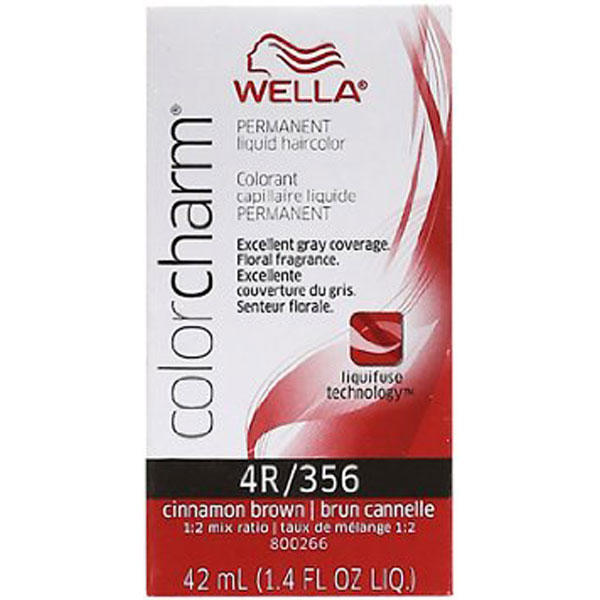 Wella Color Charm Permanent Liquid Hair Color - 4R/356 (Cinnamon Brown)