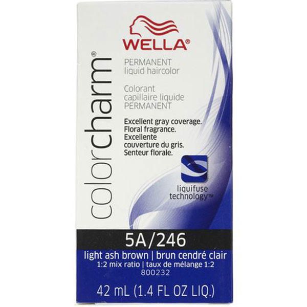 Wella Color Charm Permanent Liquid Hair Color - 5A/246 (Light Ash Brown)