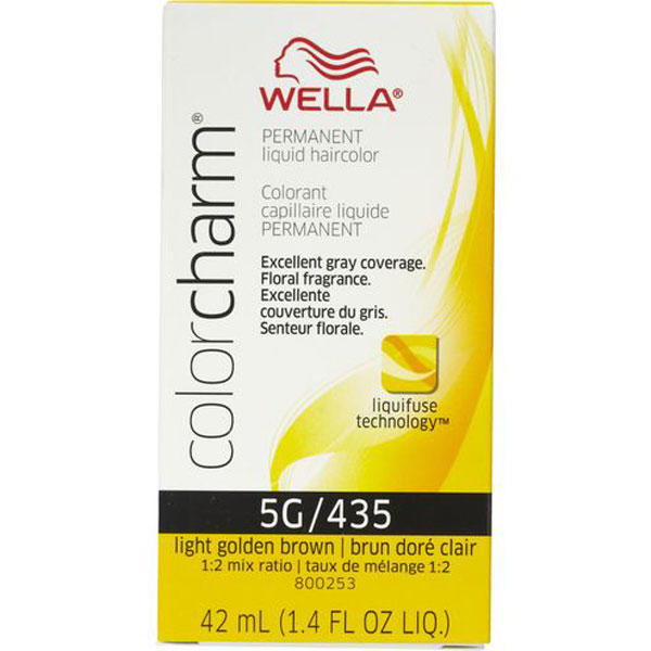 Wella Color Charm Permanent Liquid Hair Color - 5G/435 (Light Golden Brown)