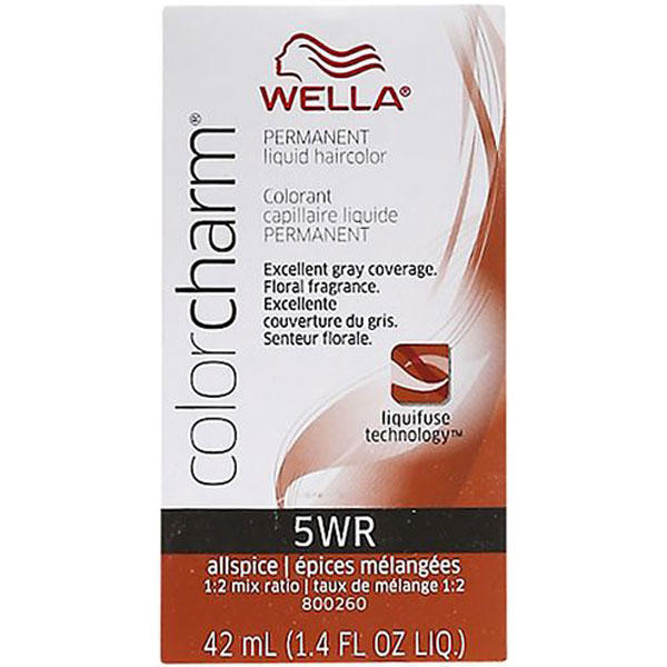 Wella Color Charm Permanent Liquid Hair Color - 5WR (Allspice)