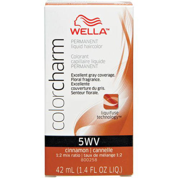 Wella Color Charm Permanent Liquid Hair Color - 5WV (Cinnamon)