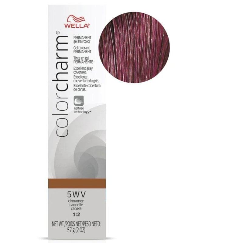 Wella Professional Color Charm Gel Hair Color- 5WV (Cinnamon)