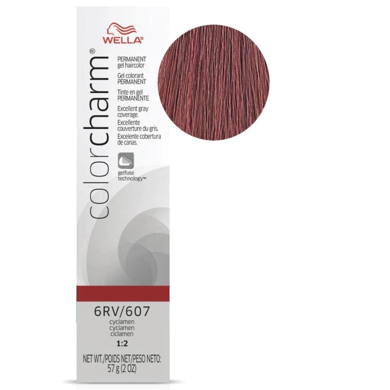 Wella Professional Color Charm Gel Hair Color- 6RV/607 (Cyclamen)