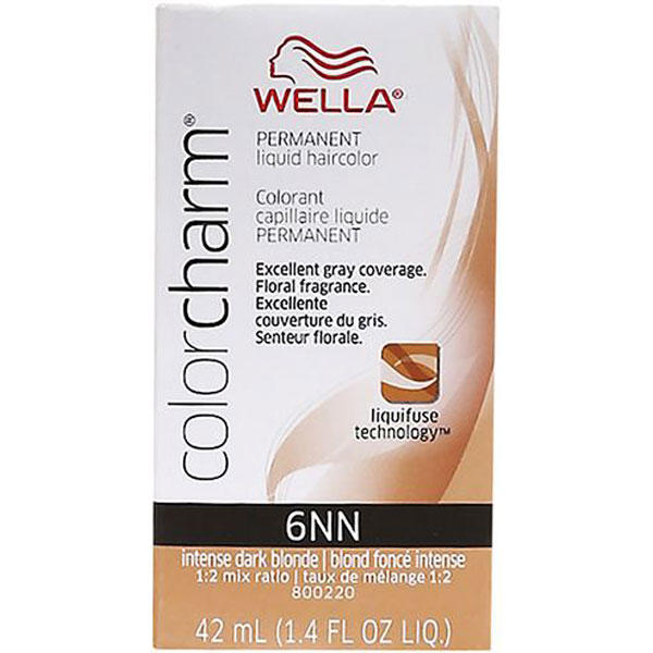 Wella Color Charm Permanent Liquid Hair Color - 6NN (Intense Dark Blonde)