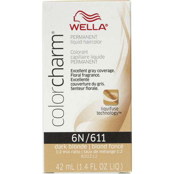 Wella Color Charm Permanent Liquid Hair Color - 6N/611 (Dark Blonde)