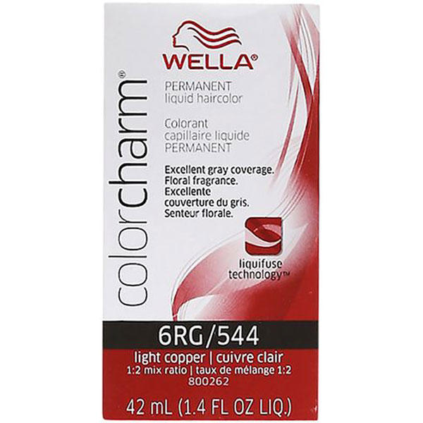 Wella Color Charm Permanent Liquid Hair Color - 6RG/544 (Light Copper)