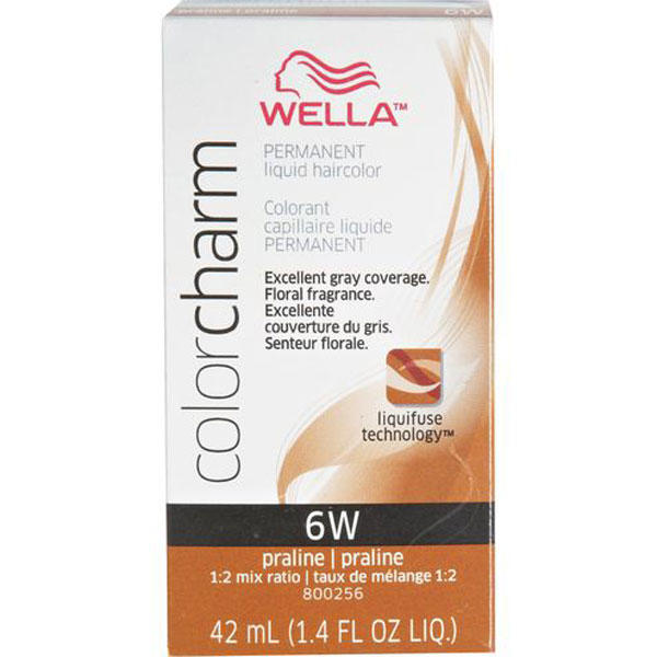 Wella Color Charm Permanent Liquid Hair Color - 6W (Praline)