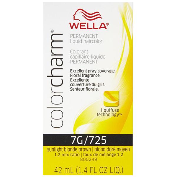Wella Color Charm Permanent Liquid Hair Color - 7G/725 (Sunlight Blonde Brown)