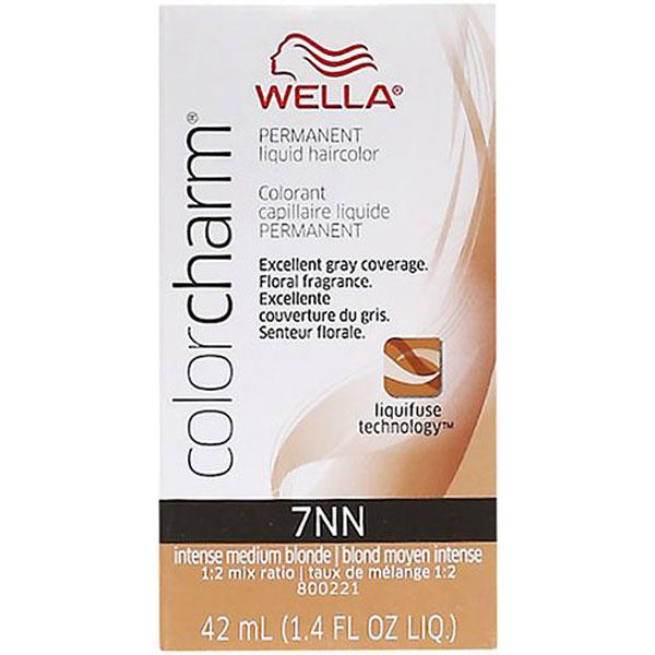 Wella Color Charm Permanent Liquid Hair Color - 7NN (Intense Medium Blonde)