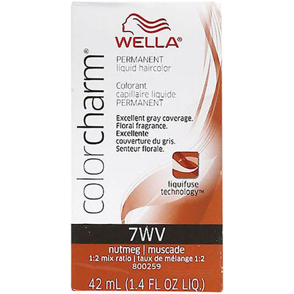Wella Color Charm Permanent Liquid Hair Color - 7WV (Nutmeg)