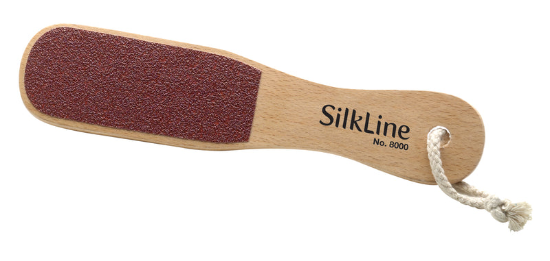 Silkline Professional “Wet/Dry” Foot File With Wood Handle