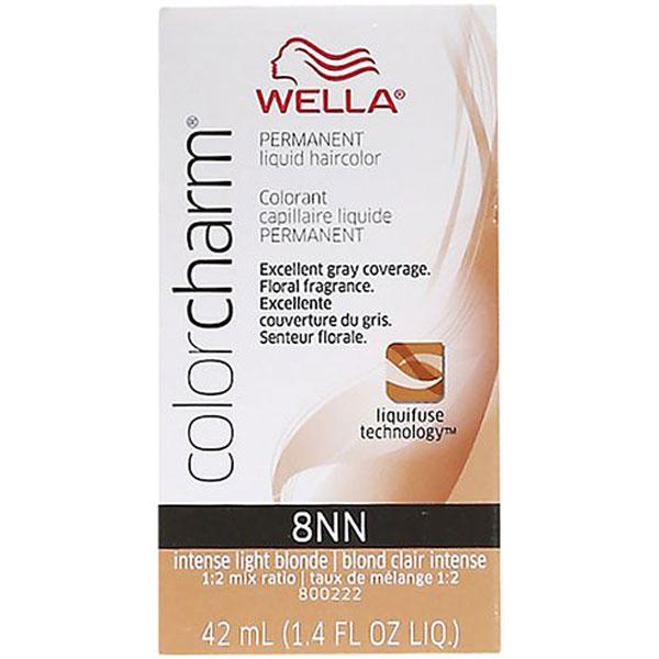 Wella Color Charm Permanent Liquid Hair Color - 8NN (Intense Light Blonde)