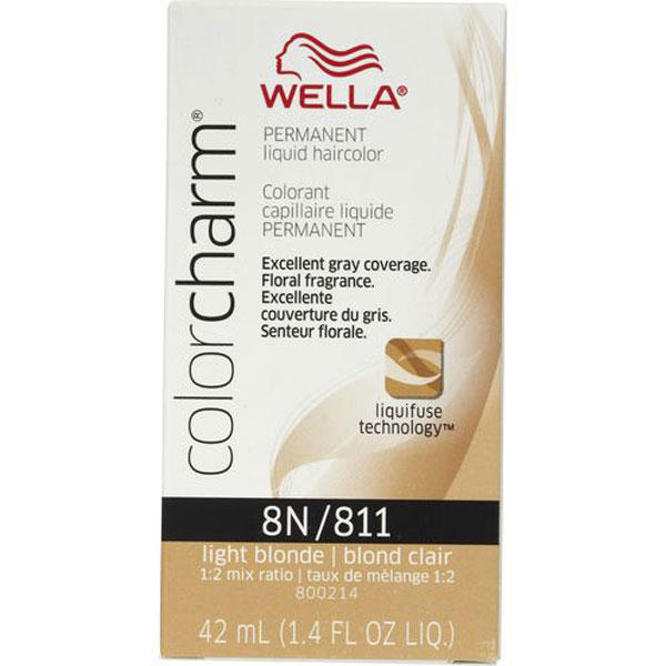 Wella Color Charm Permanent Liquid Hair Color - 8N/811 (Light Blonde)