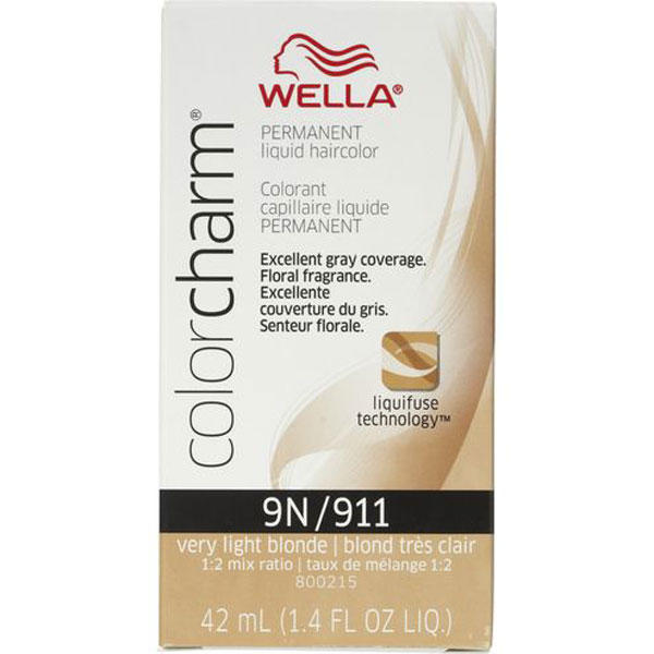 Wella Color Charm Permanent Liquid Hair Color - 9N/911 (Very Light Blonde)