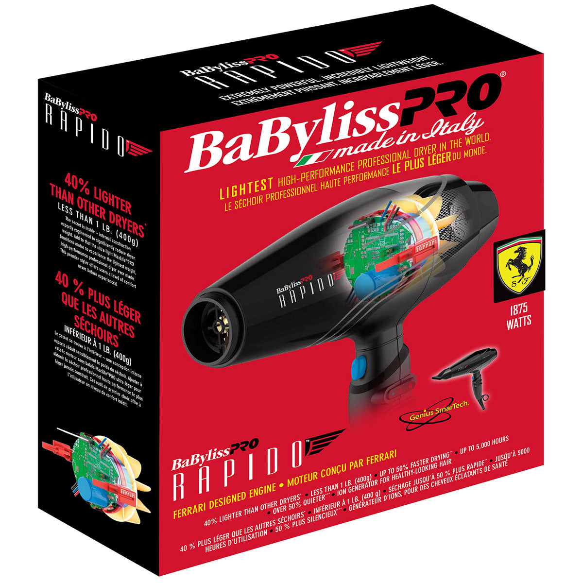 Babyliss pro rapido ferrari best sale