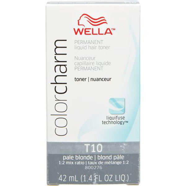 Wella Color Charm Permanent Liquid Hair Color - T10 (Pale Blonde)