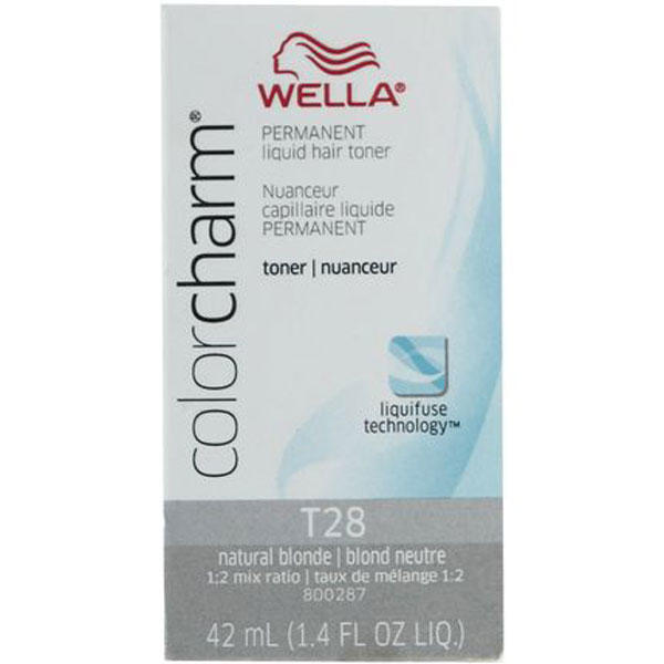 Wella Color Charm Permanent Liquid Hair Color - T28 (Natural Blonde)