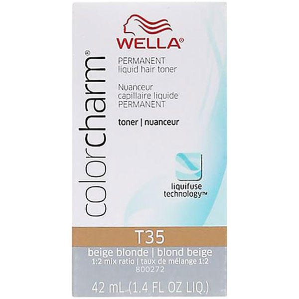 Wella Color Charm Permanent Liquid Hair Color - T35 (Beige Blonde)