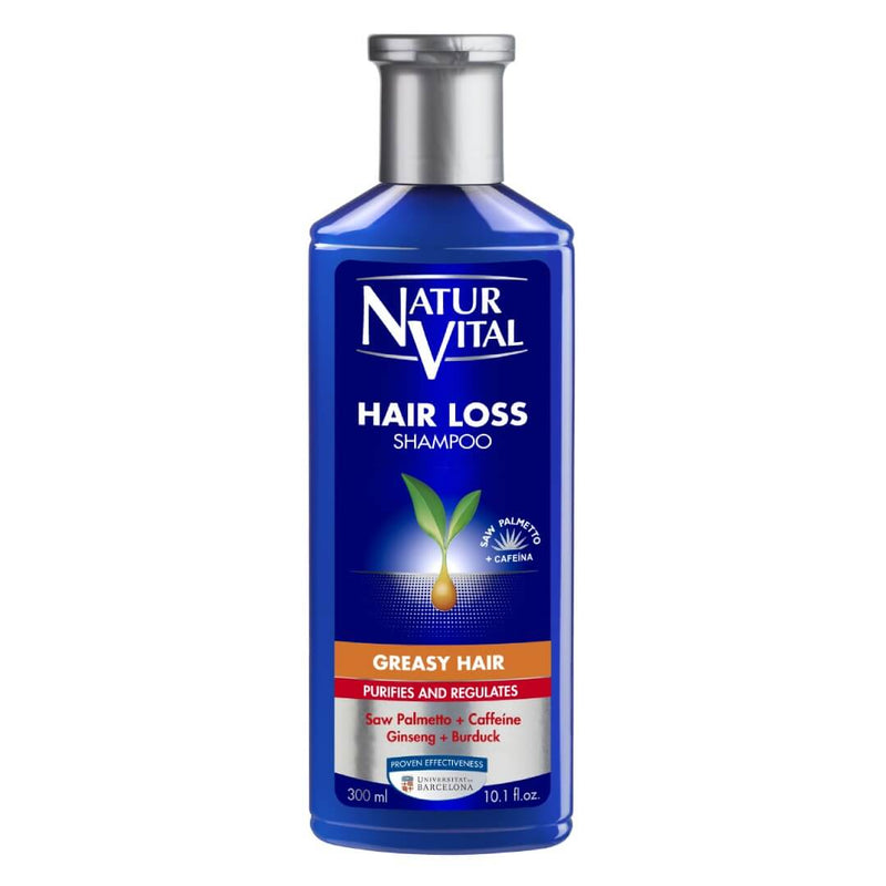 Natur Vital Hair Loss Shampoo for Greasy Hair (300mL)