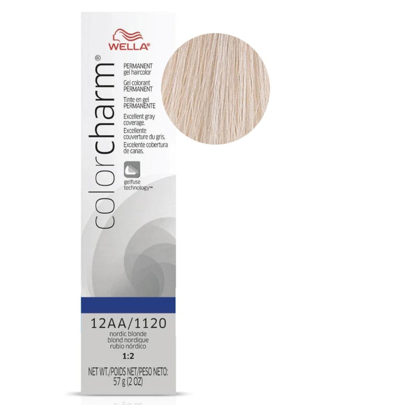 Wella Professional Color Charm Gel Hair Color- 12AA/1120 (Nordic Blonde)