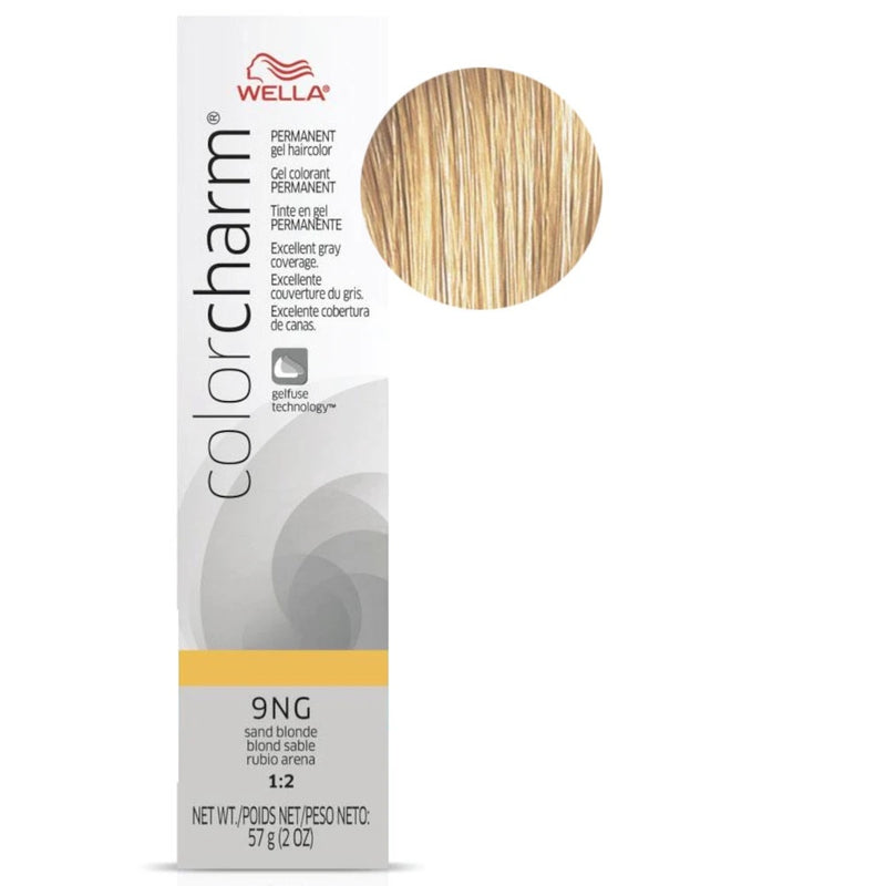 Wella Professional Color Charm Gel Hair Color- 9NG (Sand Blonde)