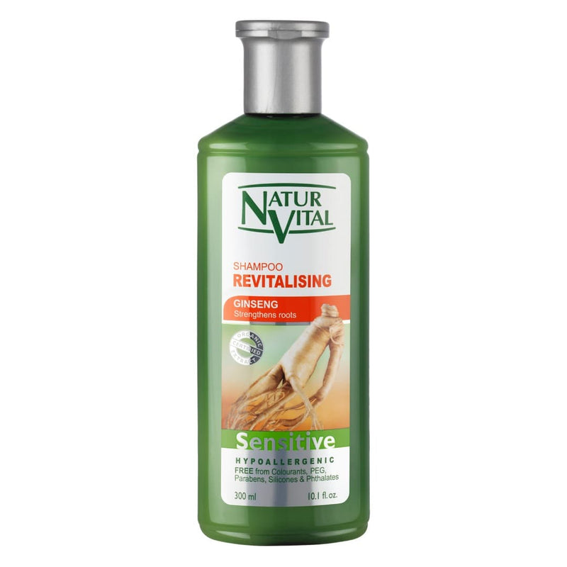 Natur Vital Sensitive Revitalising Ginseng Shampoo (300mL)